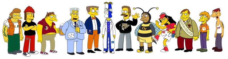 Illustration for article titled Which Simpsons character is your alma mater?